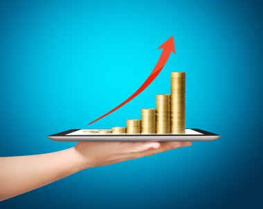 Madeni paralar borsa grafiği