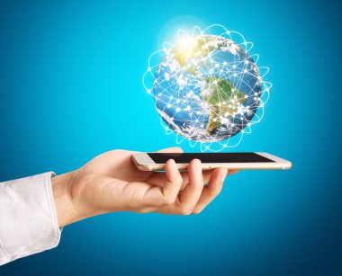 Smartphone Dokunmatik ekran sosyal ağ