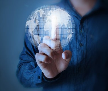 Smartphone Dokunmatik ekran sosyal ağ