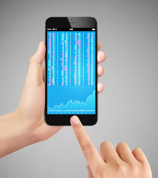Touch skärm smartphone — Stockfoto