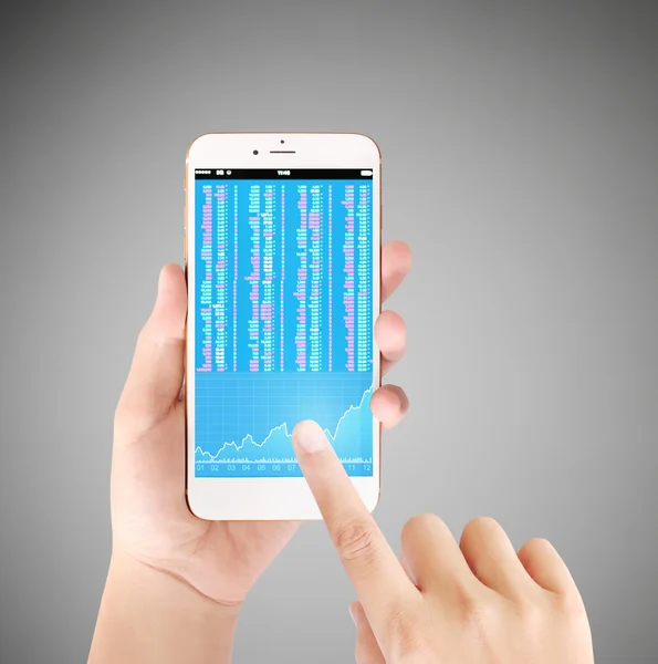 Touch screen smartphone — Stock Photo, Image