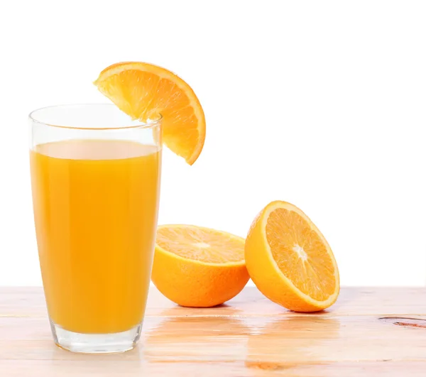 Orange juice isolated on  white — Stock Photo, Image