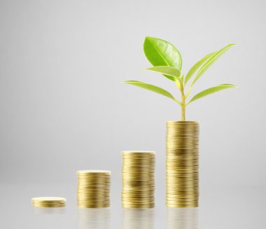 Madeni paralar borsa grafiği