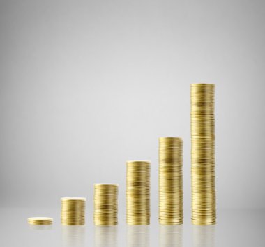 Madeni paralar borsa grafiği