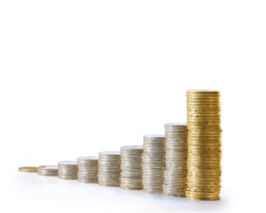 Madeni paralar borsa grafiği