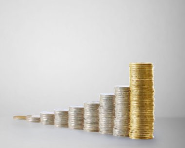 Madeni paralar borsa grafiği