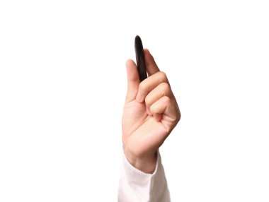 adamın eli kalem ile