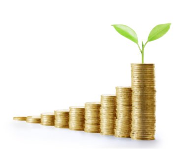 Madeni paralar borsa grafiği