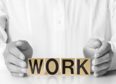 kelime iş adam elinde