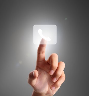 Modern sosyal düğmelere basarak