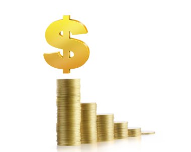 Madeni paralar borsa grafiği