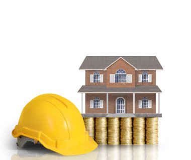 bir sikke üzerinde ev modeli