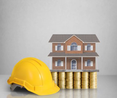 bir sikke üzerinde ev modeli