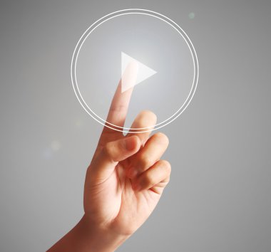 Modern sosyal düğmelere basarak