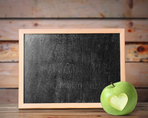 Blank blackboard wooden — Stock Photo, Image
