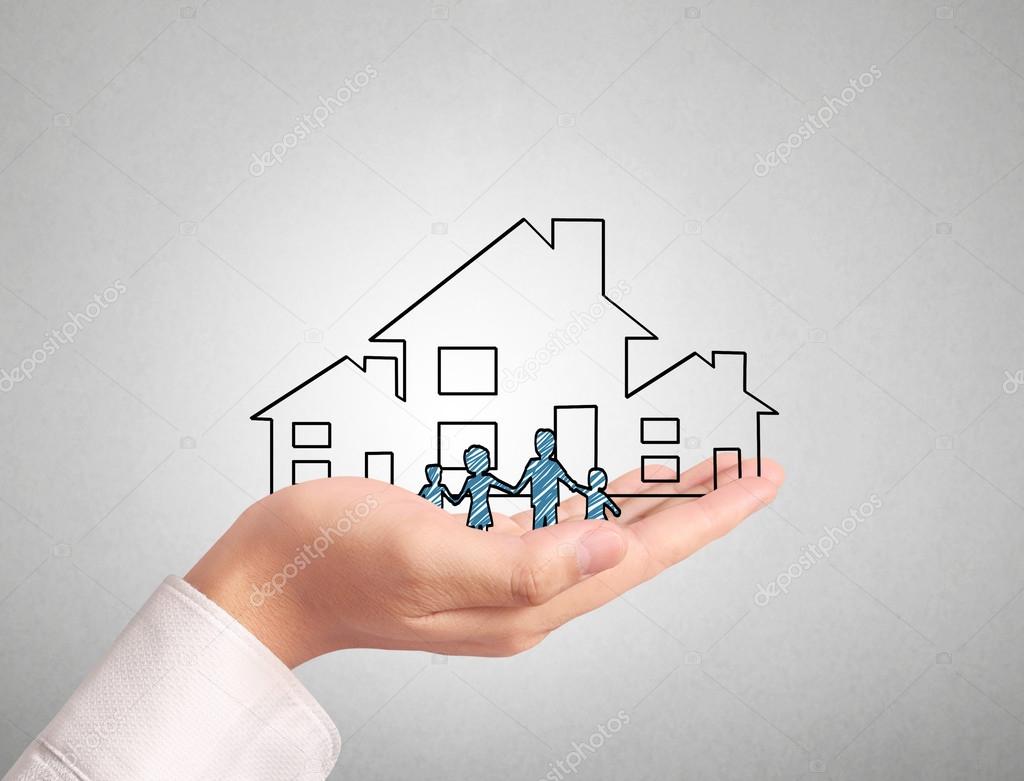 holding house representing home ownership