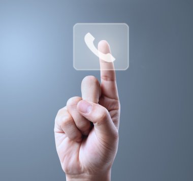 Modern sosyal düğmelere basarak