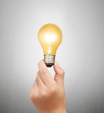 ampul, yaratıcı ışık ampul fikir elde
