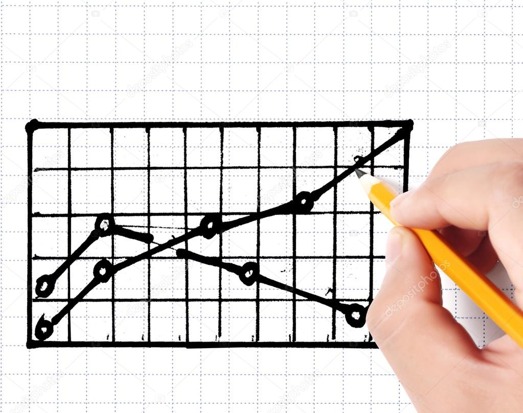 hand drawing chart show