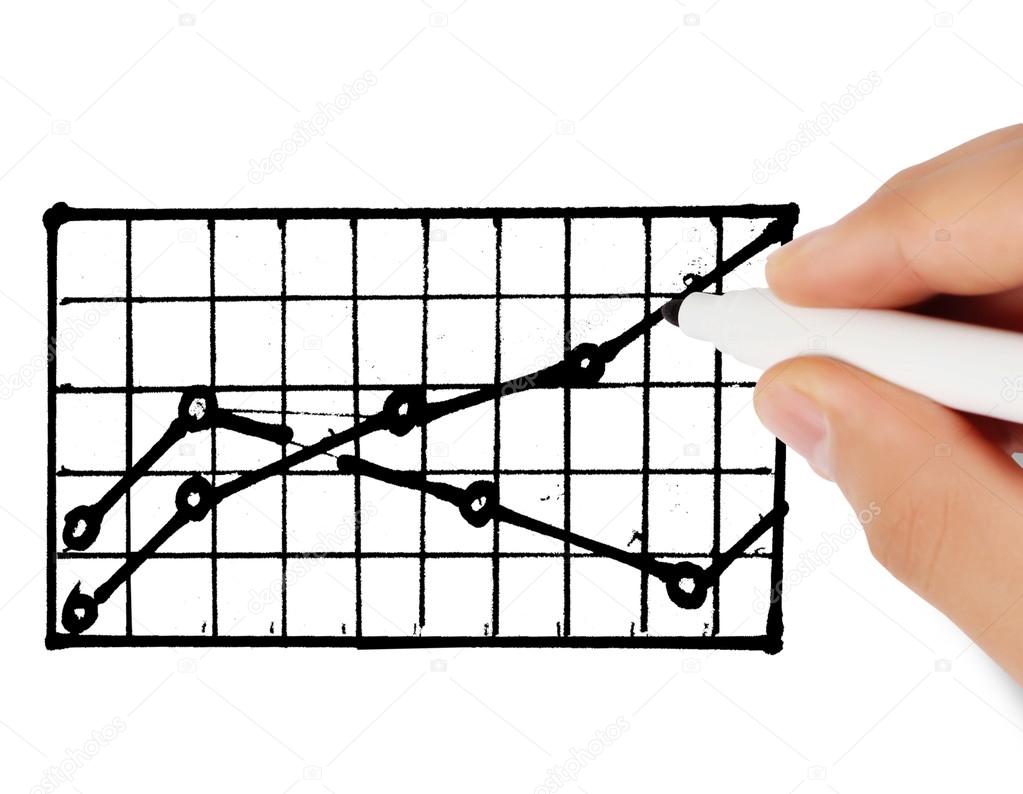 hand drawing chart show