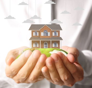 ev sahipliği temsil eden holding evi