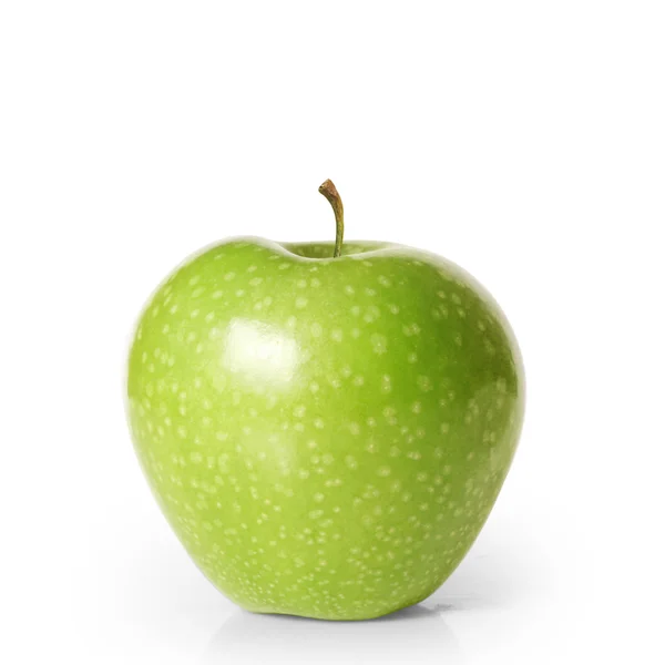 Apple på vit bakgrund — Stockfoto