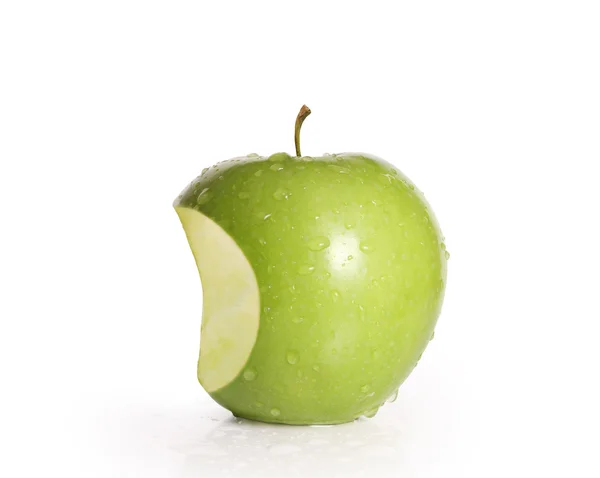 Apple auf weißem Hintergrund — Stockfoto