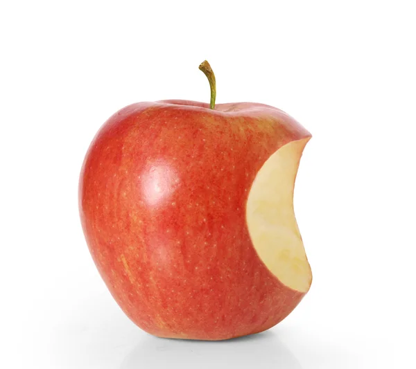 Apple op witte achtergrond — Stockfoto