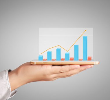 Elinizdeki akıllı telefona dokunun