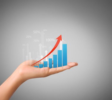 elden gelen mali grafik sembolleri ile nvestment kavramı 