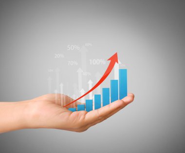 elden gelen mali grafik sembolleri ile nvestment kavramı 