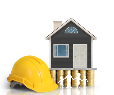 madeni para evden para mortgage konsepti