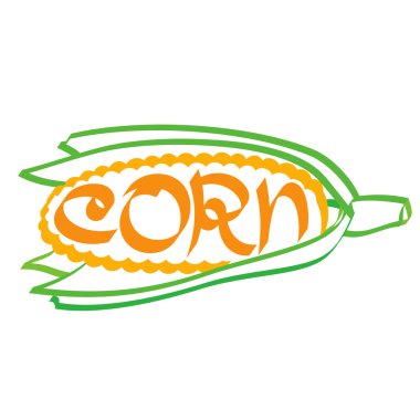 Corn typography