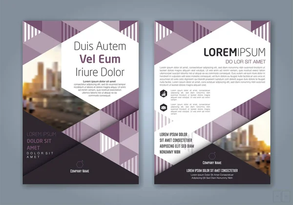 Bentuk Geometris Minimal Latar Belakang Desain Untuk Buku Laporan Bisnis - Stok Vektor