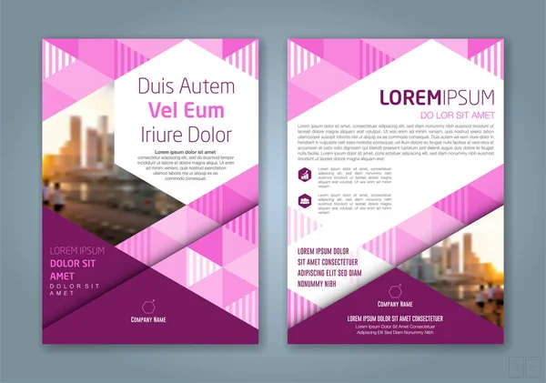 Bentuk Geometris Minimal Latar Belakang Desain Untuk Buku Laporan Bisnis - Stok Vektor