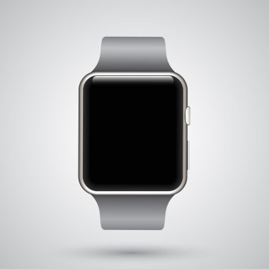 Beyaz arka plan üzerinde gerçekçi akıllı izle