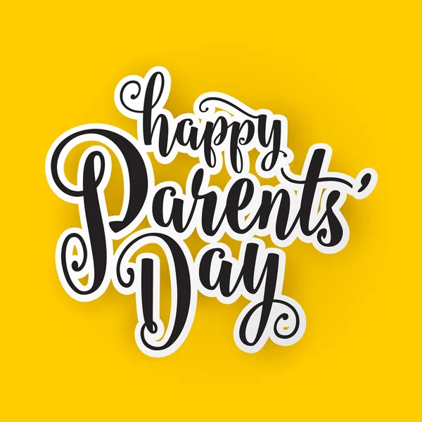 Happy Parents day — Stock Vector