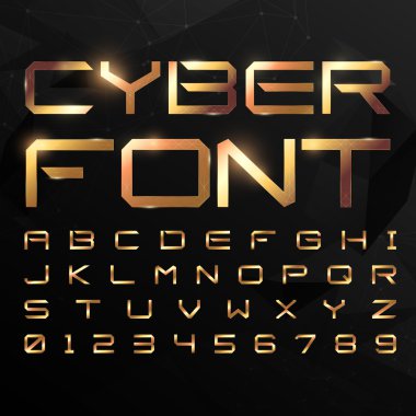 alfabetik yazı tipleri ve sayılar