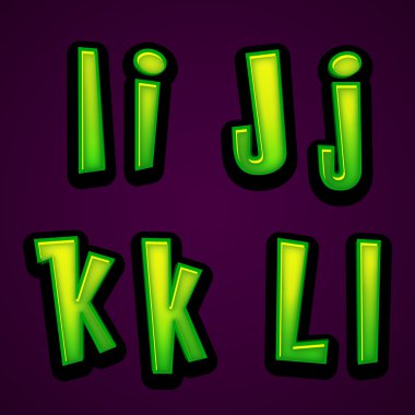 Cadılar Bayramı modern font ijkl