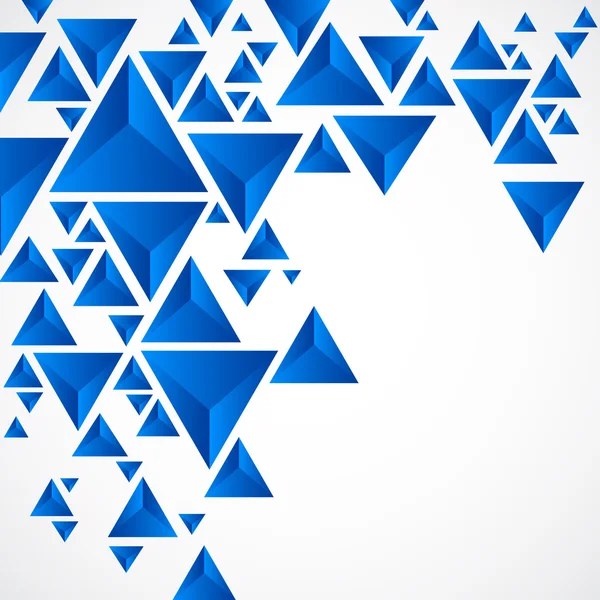 Абстрактный фон с геометрической пирамидой — стоковый вектор