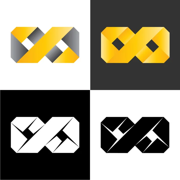 Modèle de logo abstrait — Image vectorielle