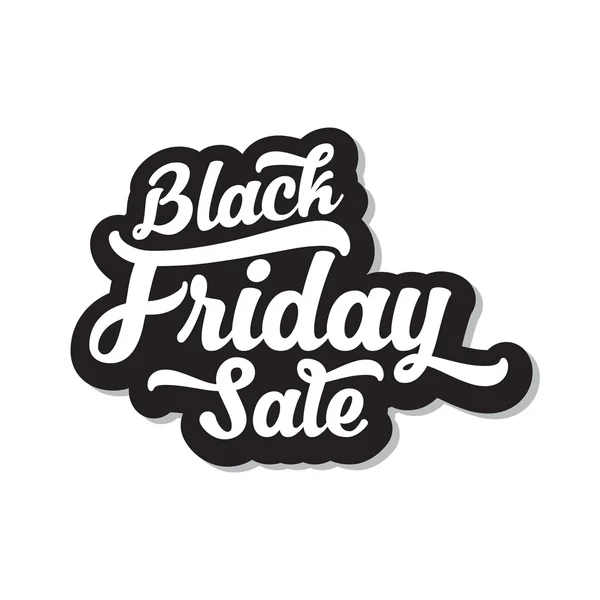 Black Friday Caligráfico Design — Vetor de Stock