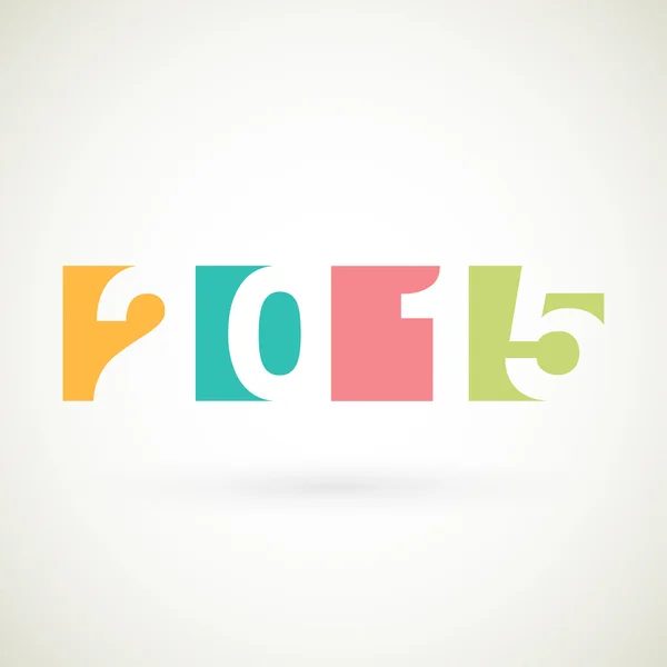 Bonne année 2015 — Image vectorielle