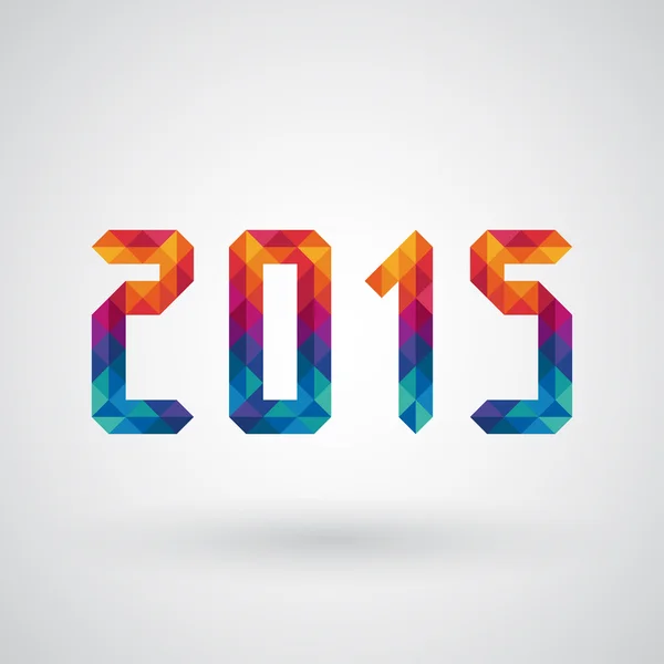 Feliz ano novo 2015 —  Vetores de Stock