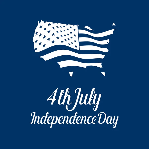 Heureux jour de l'indépendance des États-Unis — Image vectorielle