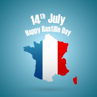 14 Temmuz, mutlu Bastille günü arka plan