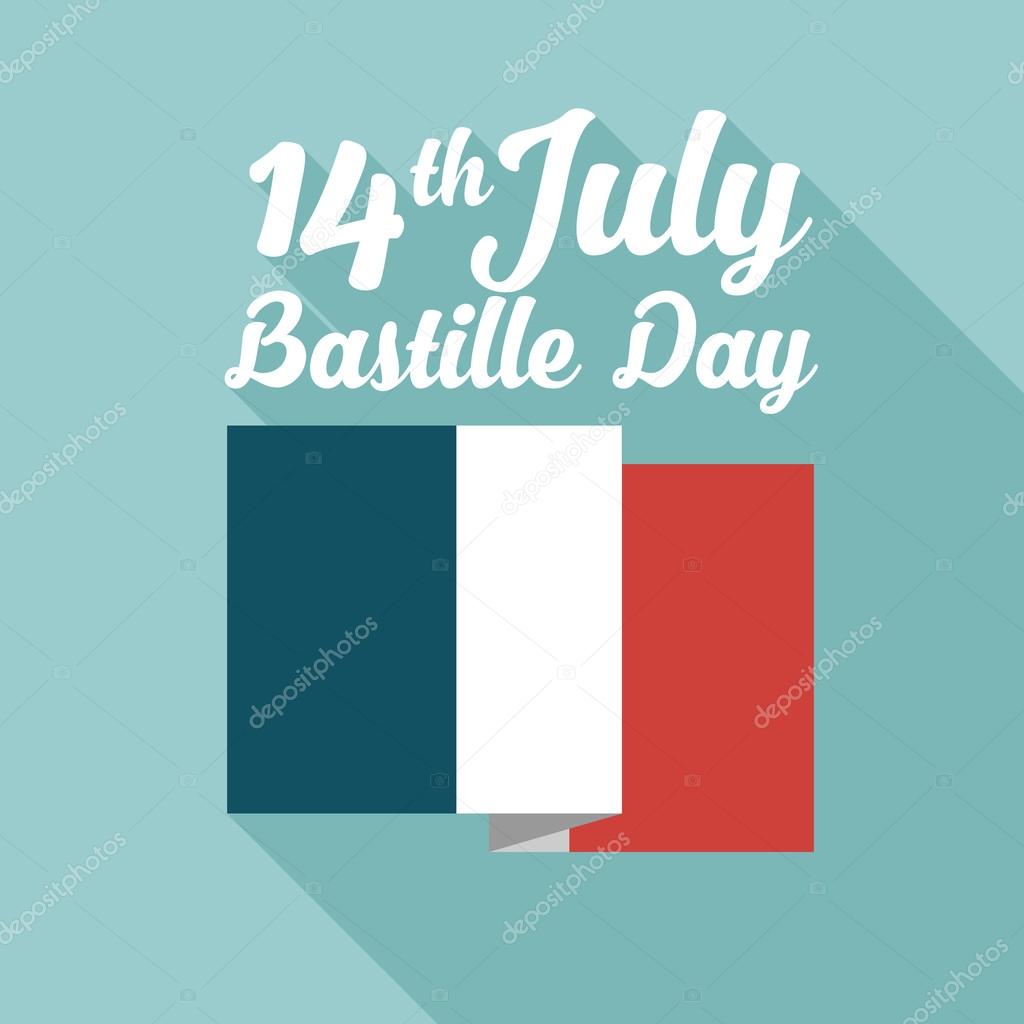 14th July,Happy Bastille Day background