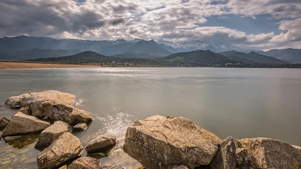 Lac de Codole in Balagne region of Corsica — Stock Photo, Image