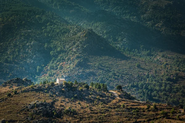 San pancrazio kapell nära corscia på Korsika — Stockfoto