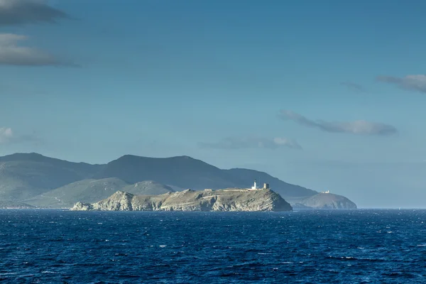 Ile de la Giraglia en el extremo norte de Cap Corse —  Fotos de Stock